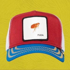 Goorin Animal The Farm Trucker Baseball Hat Cap Atomic Flea Snapback La Pulga